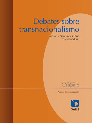 cover image of Debates sobre transnacionalismo
